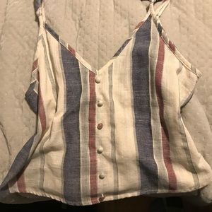 stripe cami top